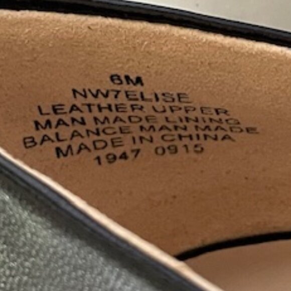 NINE WEST Elise Black 3" Smooth Nappa Leather Pointy Toe Pumps IOB - Picture 13 of 14